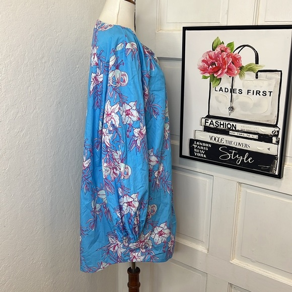 Celina Moon Multi Clover Tunic Dress Size XL - Picture 6 of 11